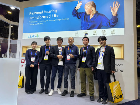 革新的な聴覚テクノロジーで生活の質を高める。世界で注目の補聴器ブランド「Cearvol」がついに日本上陸。