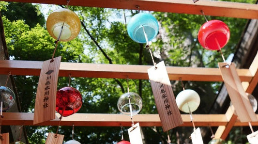 【川越市】風鈴の音と川のせせらぎに癒される夏の涼しさを感じる神社で風鈴に願いを込める夏の始まりの音色
