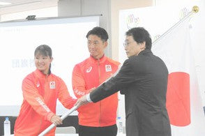 聞こえない子、できないという思い込みなくしたい デフ選手団が会見