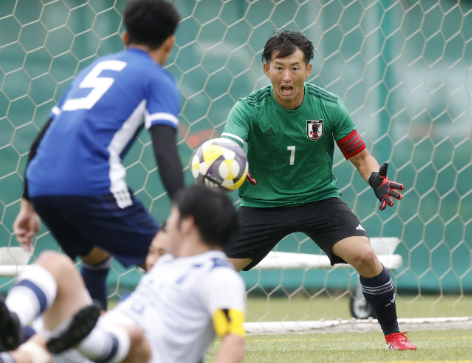 松元「自信になった」 デフサッカーが親善試合