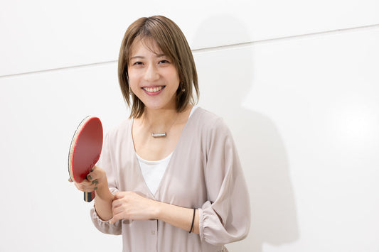 【デフ卓球 亀澤理穂選手】耳が聞こえないとわかったのは生後10ヵ月のとき。小学1年生で卓球を始め、中学では健聴の仲間に交ざって練習。「東京2025デフリンピックの目標はもちろん金メダルです!」