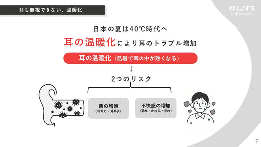 バナー「耳の温暖化によりトラブル増加」