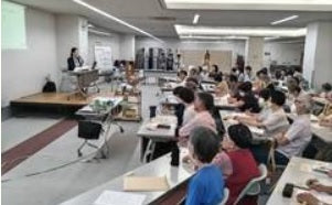 練馬区の石神井公園区民交流センターの展示集会室でお話させていただきました