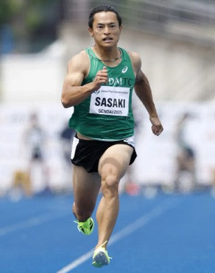 佐々木琢磨（盛岡聴覚支援学校出）が優勝　ジャパンパラ陸上男子100メートル