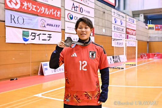 國島佳純 選手が東京2025デフリンピック（サッカー）で銀メダルを獲得！