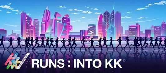 バナー「RUNS：INTO KK©」