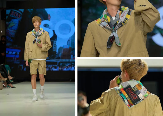 コカ・コーラ ボトラーズジャパン所属デフアスリート・髙居 千紘（走り高跳び・十種競技）多様性をテーマにしたファッションショーに参加