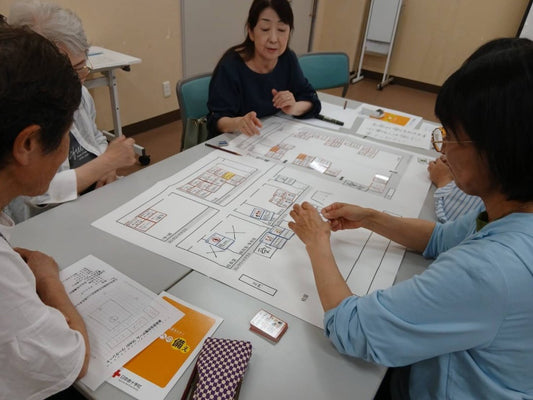 手話サークル「四季の会」で防災セミナーの様子