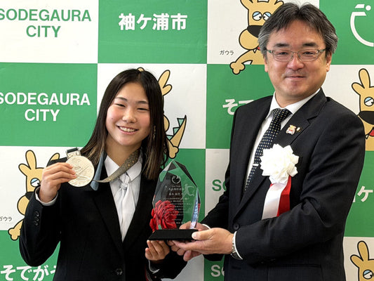 「ボード、うちわの応援に感動」　デフサッカー女子初の銀　高木選手に市特別表彰　袖ケ浦