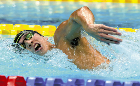 競泳男子４００自、エース茨が「銀」…女子１００バタの斎藤は４位