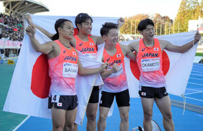 重圧はねのけデフ五輪リレーで金　岡本隼さん「4年後も出場したい」