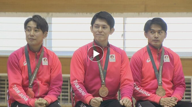 『あきらめないでやれることを』　デフリンピックで銅メダル　３選手が県立ろう学校を訪問　山梨