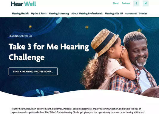 Hear Well：2023年の世界聴覚デーに「Take 3 for Me ヒアリング・チャレンジ」を実施