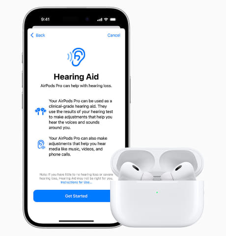 AirPods Pro 2で難聴を予防、音楽ライブの音も低減。サウンドのパーソナライズ機能も