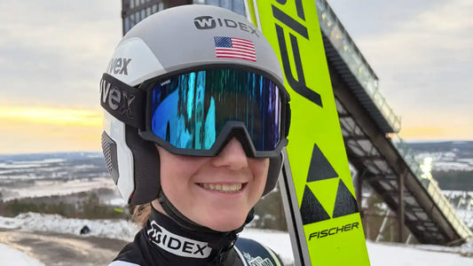 米国のスキージャンパー、エステラ・ハスリック選手がワイデックスの公式ブランドアンバサダーに就任