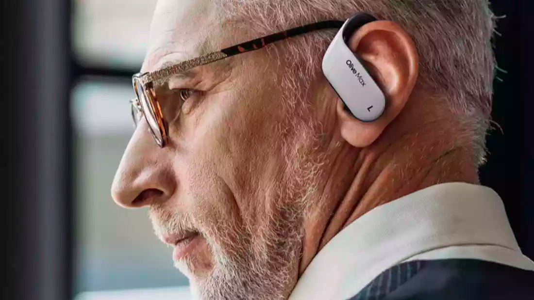 Olive Union、スタイリッシュなイヤフォンデザインのOTC補聴器「Olive Max」を発売