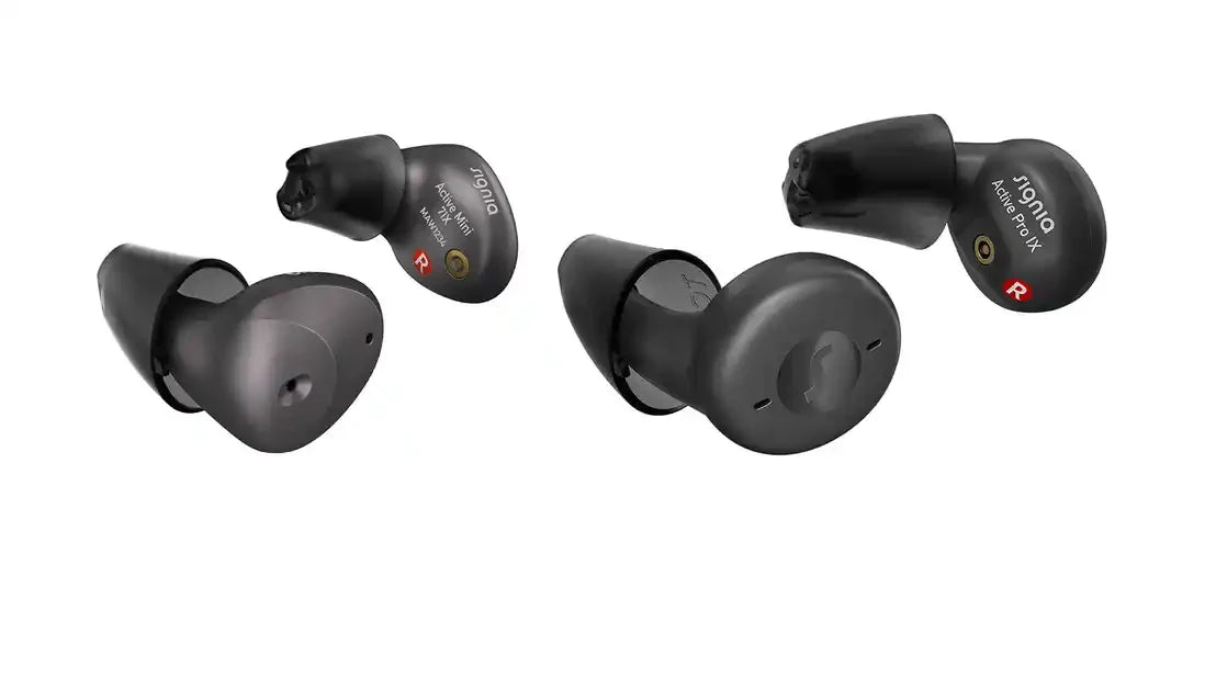 Signia Active Mini IX と Signia Active Pro IX の比較。