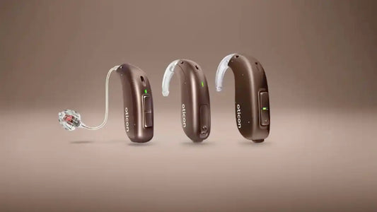 Oticon Verit mini-RITE T, mini-BTE T 85, and BTE T 105