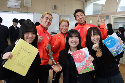 挑戦と努力惜しまない姿に感動 鶴岡中央高 デフリンピック選手招き特別授業