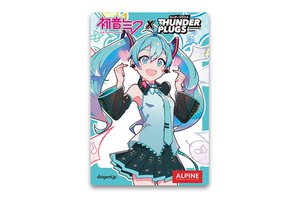 “初音ミク”コラボのライブ用耳栓。ロゴ入り専用ケースとオリジナルパッケージ採用