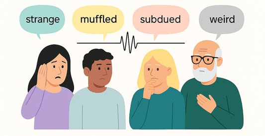 図1：人々は同じ音を聞いても、それを異なるように表現することがあり、そのため臨床現場や研究においてフィードバックを解釈することが難しくなる場合がある。