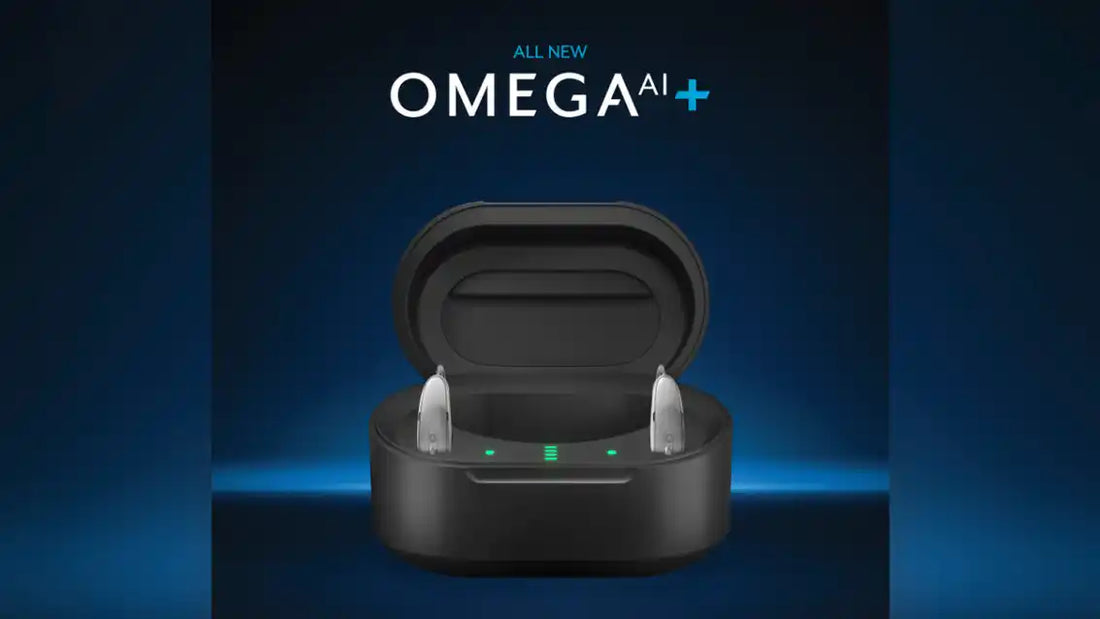 Starkey Omega AI+補聴器（ロゴ入り充電器付き）
