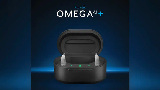 Starkey Omega AI+補聴器（ロゴ入り充電器付き）